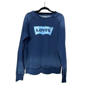 NWT Levi’s Graphic Logo Crewneck Sweatshirt - Blue- Size XL
